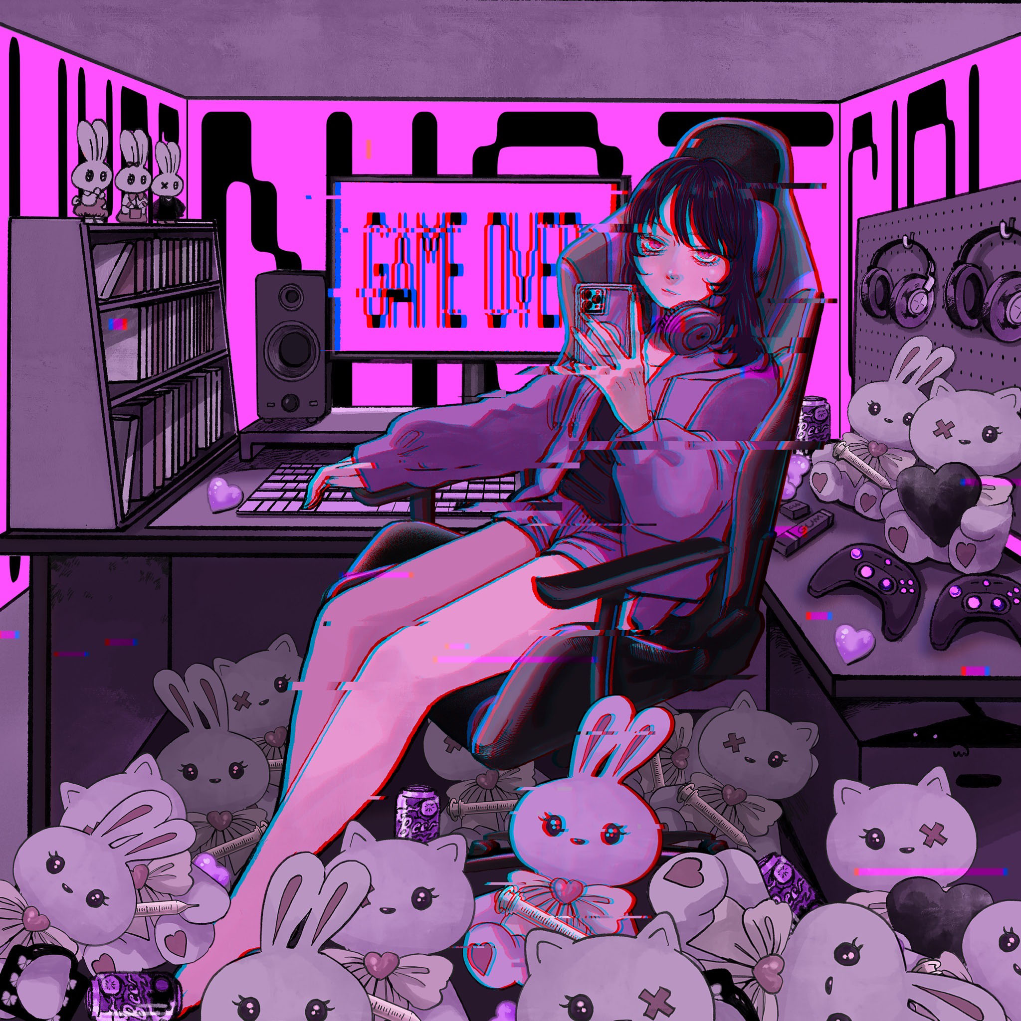  「ハイプニストガール」MVイラスト